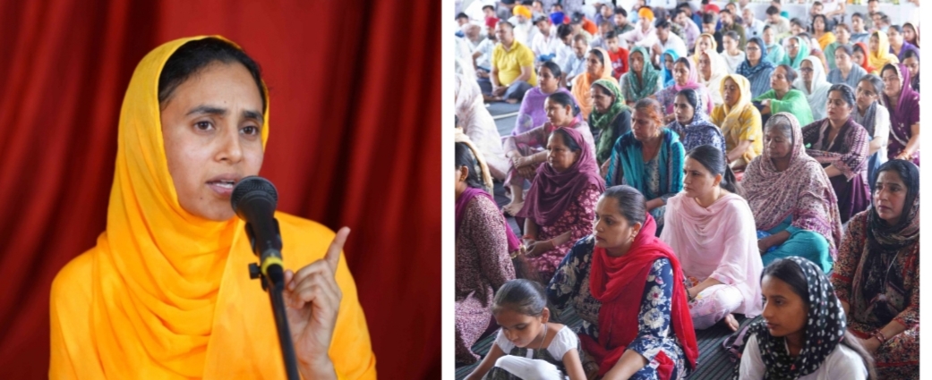 Whenever that supreme power incarnates in the form of a Satguru with a great goal, it provides everyone an opportunity to serve - Sadhvi Ms. Renu Bharti.